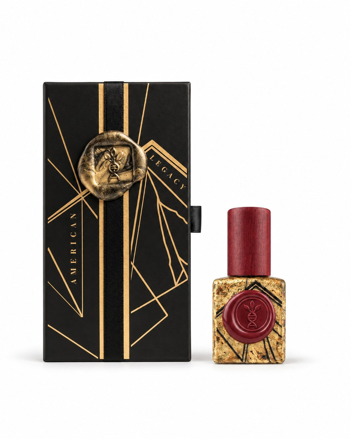 Chocolate Glazed eau de parfum by AromaMeta — 10 ml bottle with its American Legacy gift box