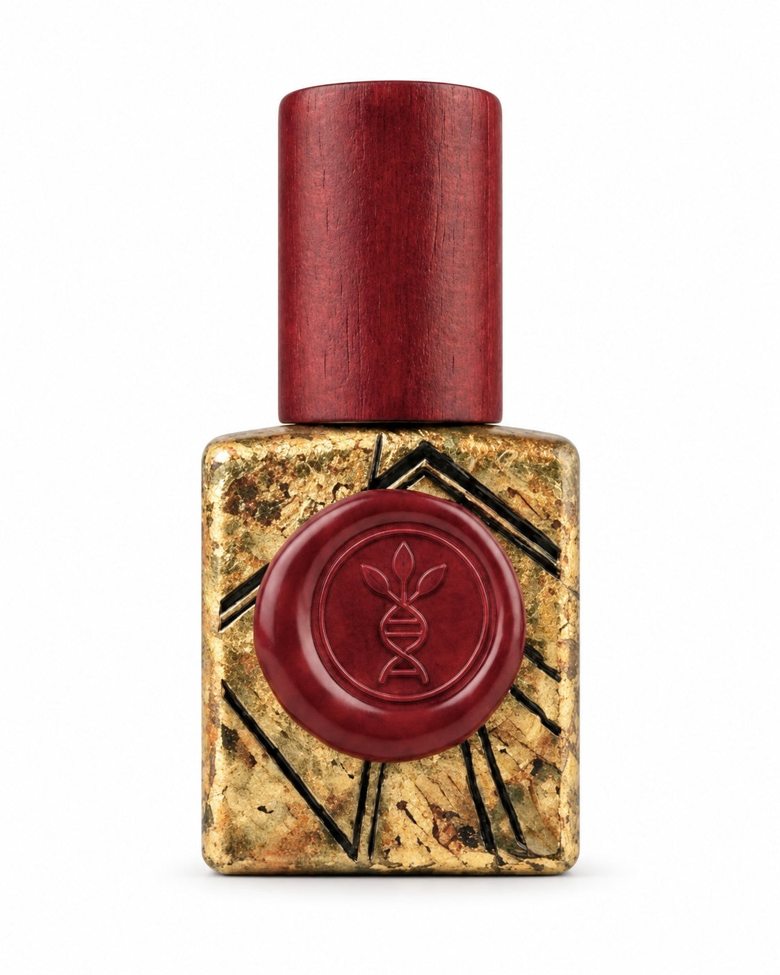 Chocolate Glazed eau de parfum by AromaMeta — 10 ml gold-leaf bottle with red cap