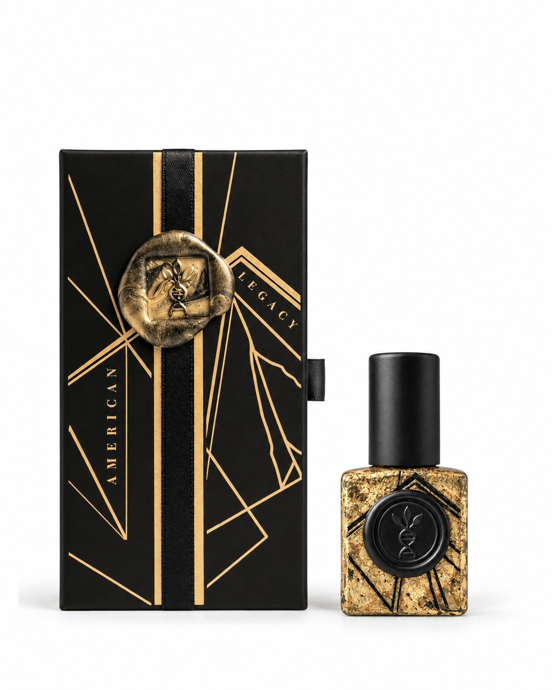 Infinite Heights eau de parfum by AromaMeta — 10 ml bottle with its American Legacy gift box