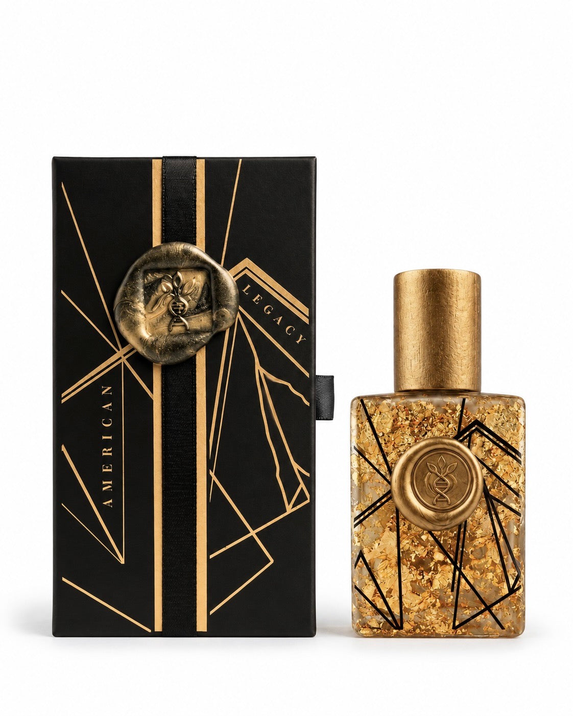 Solar Peach eau de parfum by AromaMeta — 30 ml bottle with its American Legacy gift box